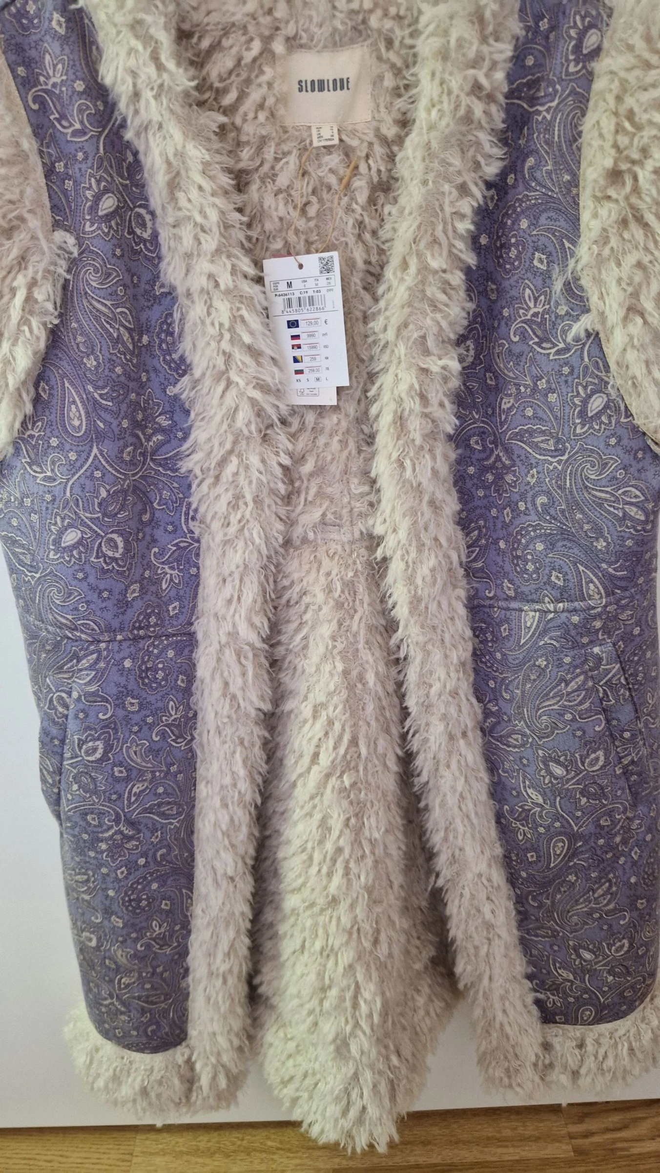 Dubbelzijdige vest van synthetische wol SLOWLOVE M NIEUW – photo 3